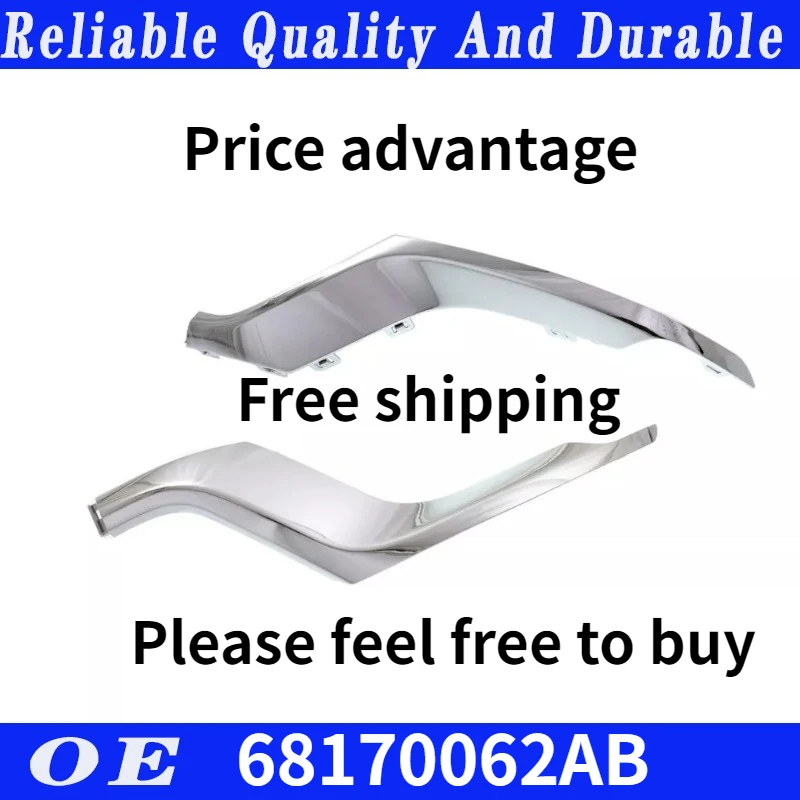 

High quality Bumper Trim For 2014-15 Jeep Grand Cherokee Frnt Left or right Outr Applique 68170062AB 68170063AB