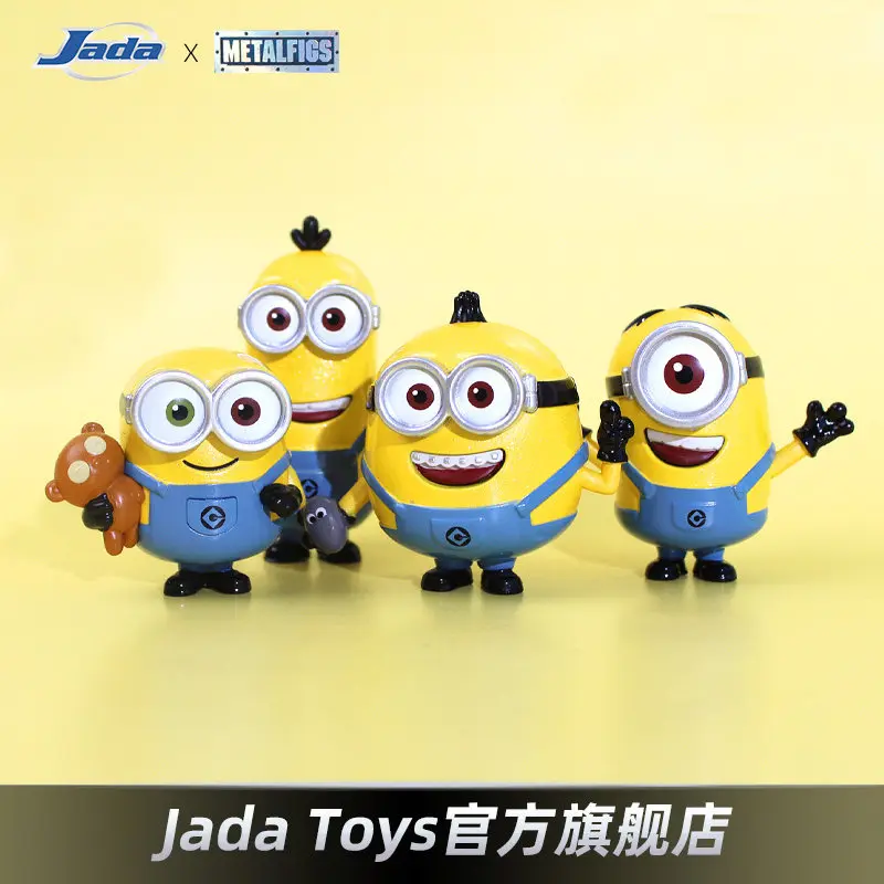 Figuras Metálicas de Jada Despicable Me Minions, Figura de Acción de 2.5 Pulgadas, Muñeco Stuart Bob Otto, Juguetes Coleccionables, Adornos