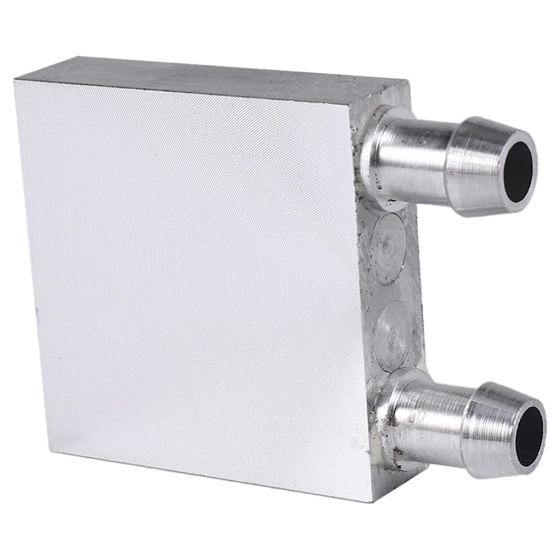 كتلة تبريد المياه من سبائك الألومنيوم الأساسية 40X40mm لنظام المشتت الحراري لمبرد المياه السائلة استخدام فضي للكمبيوتر المحمول CPU-POS