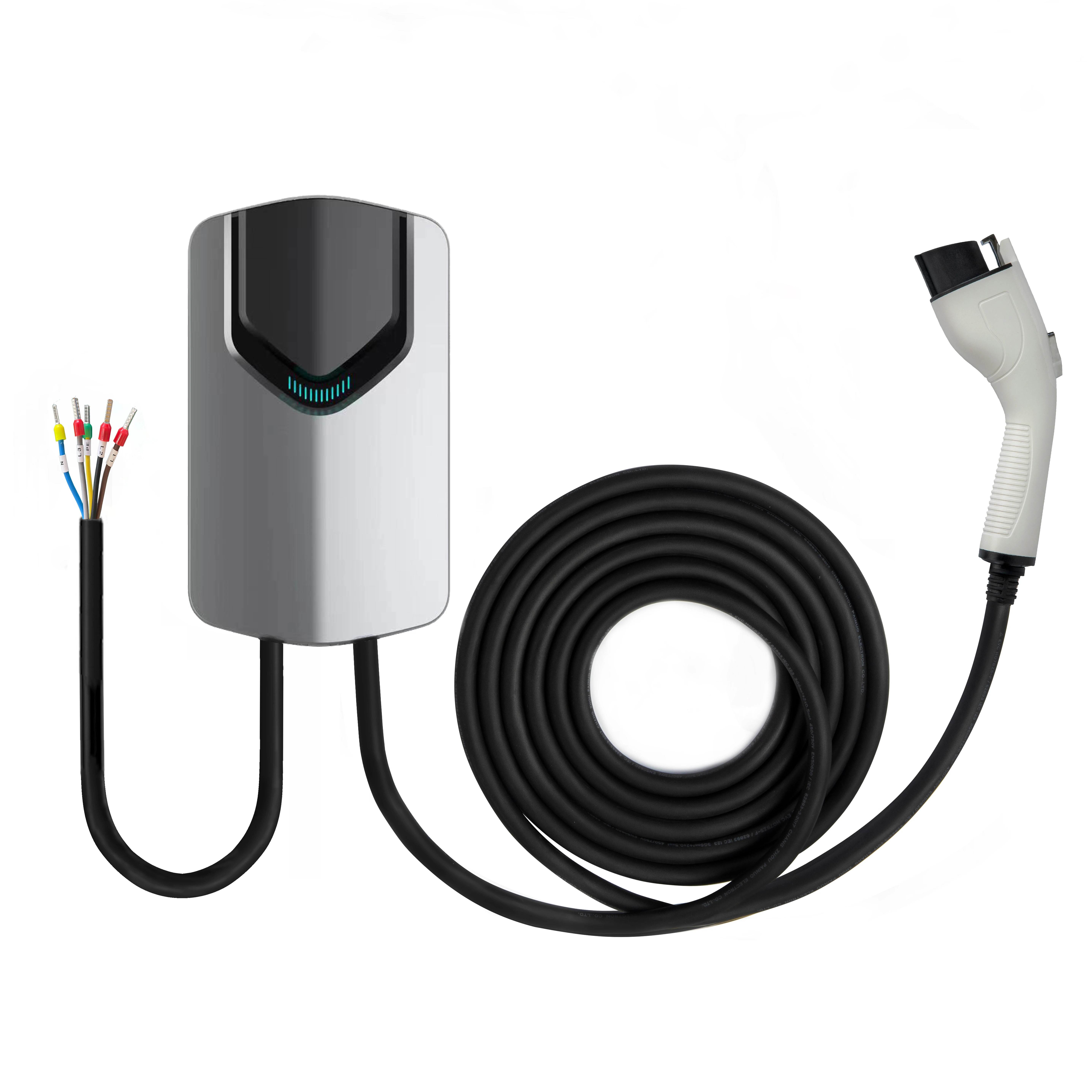 

Зарядная станция для электромобилей SAE J1772 Level 1 32A Wallbox, 7 кВт, быстрая зарядка, для дома