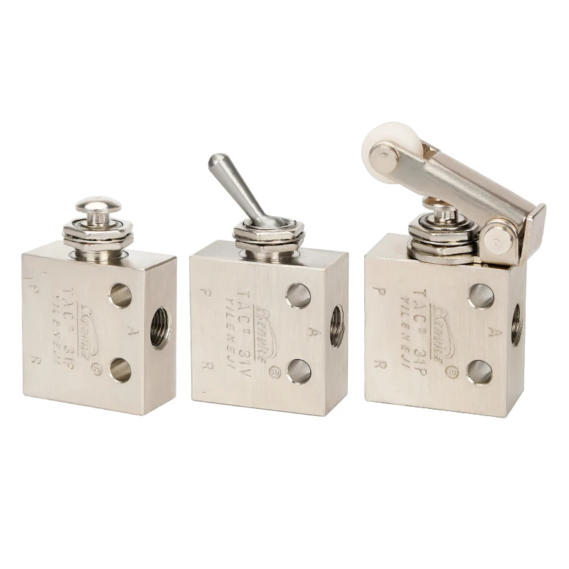 

Pneumatic Switch Manual Mechanical Button Valve TAC2-3V- 4V 31V- 41V-3P-4P-41P