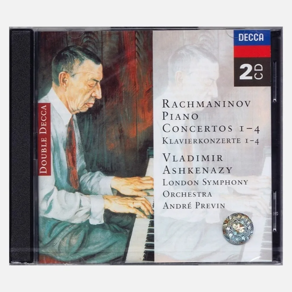 Rachmaninoff Complete Piano Concertos 2CD - التفانيات الكلاسيكية الشعرية والقوية لمرحلة أشمينازي