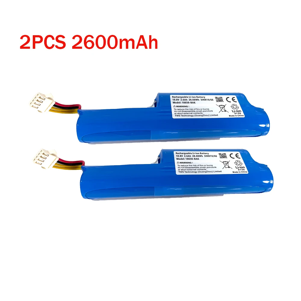 10.8V 2600mAh akumulator litowy wielokrotnego ładowania dla Reb-R150 Redmond RV-R150 odkurzacz RV-R151