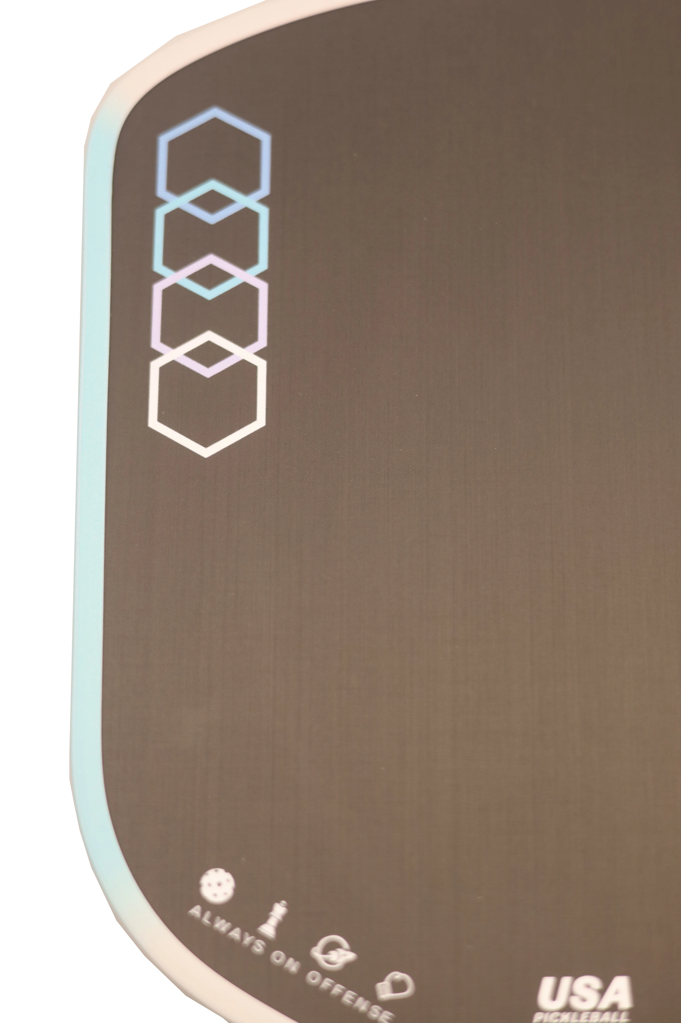 2025 جودة عالية 16 مللي متر Gen 3 ألياف الكربون الخام المضغوط الساخن الدفع الأساسية USAPA مجداف كرة البيسبول المعتمد