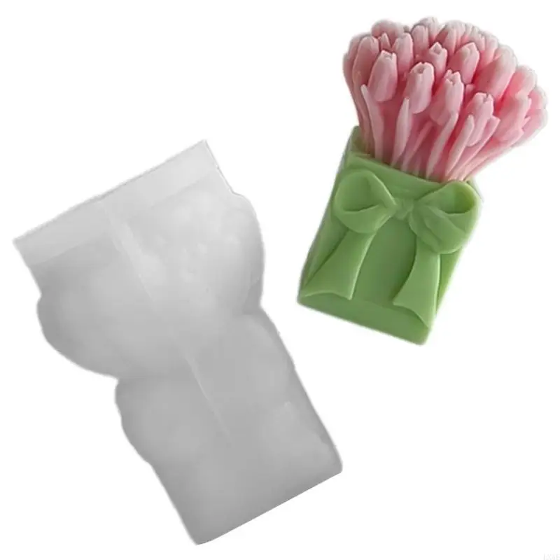 Delicate Flower Bouquet Scented Mold Effective Artwork Making Molds Flexible Molds for Projects