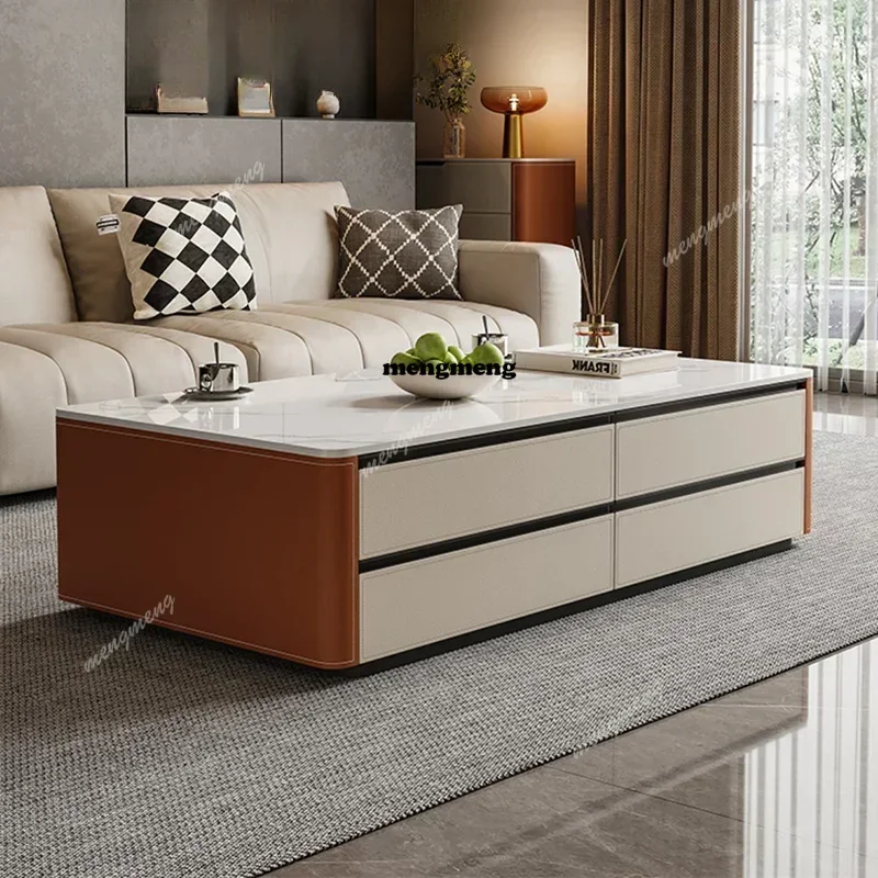 

R Nordic Advanced Coffee Tables Modern Luxury Salon Living Room Coffee Tables Sofa Side Hotel Home Furniture Couchtisch