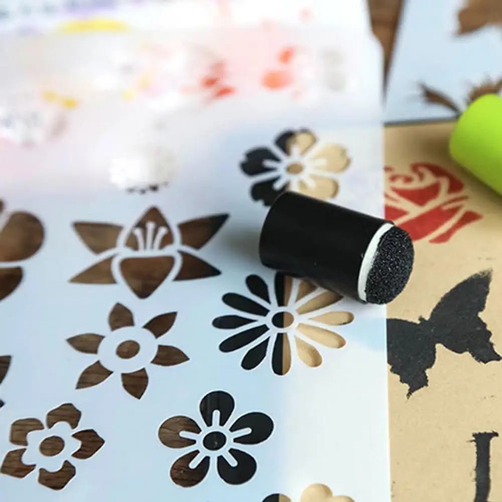 便利で耐久性のあるスポンジブラシ,フィンガースポンジ,家庭用,学校のスタジオ,子供のための創造性を向上