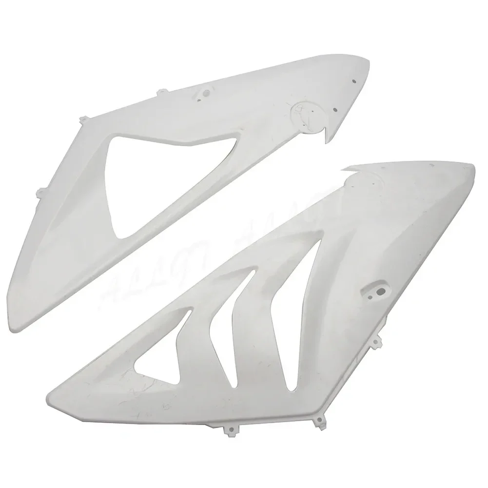 Left &  right side Lower Fairing ABS Plastic Cowl For BMW S1000RR 2010 2011 2012 Race Fairing Set Kit  Unpainted White