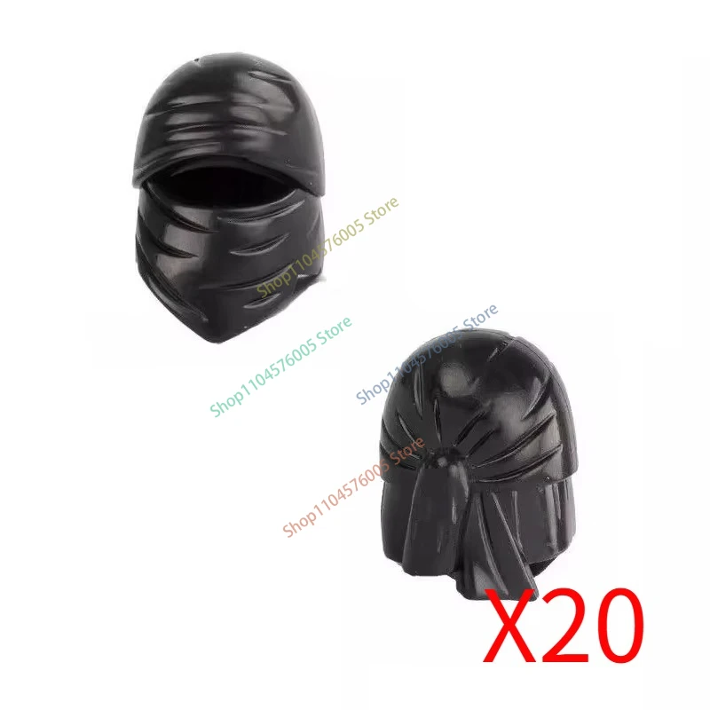 MOC Hut Bart Figur Zubehör Bausteine Zauberer Hut Santa Claus Bart Schal Maske Anzug Krawatte Montage Ziegel Spielzeug Geschenk T02