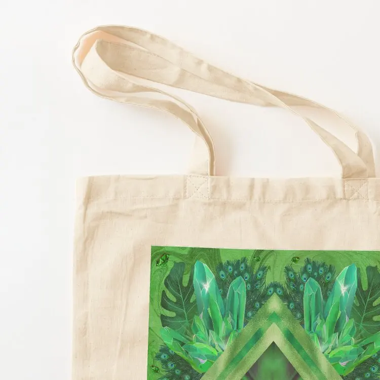 RAINBOW CONNECTION (Series 2) - GREEN Tote Bag Eco bag canvas tote bag Canvas shoulder Reusable bags