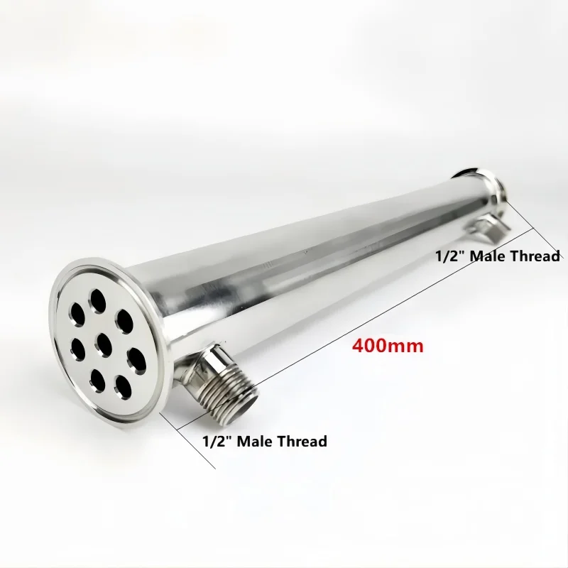2inchOD64mm,Tri Clamp Dephlegmator/Condenser With 1/2\