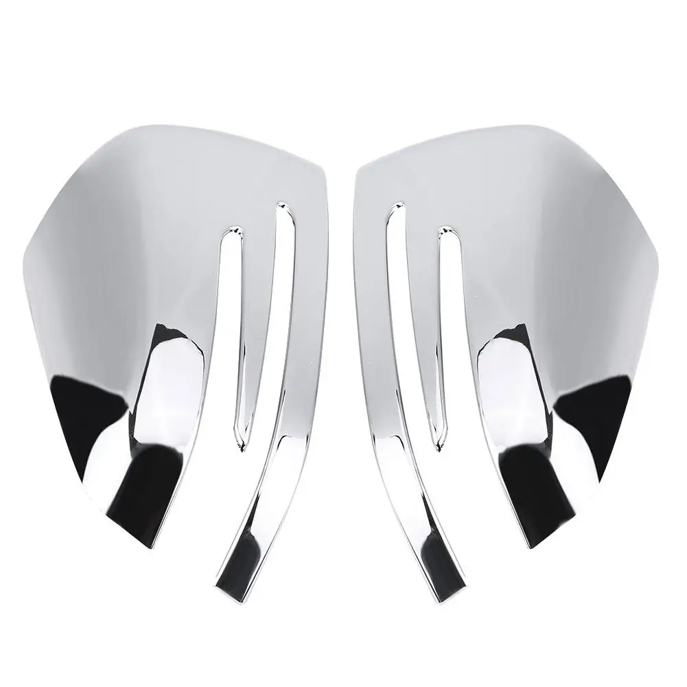 

2PCs Chrome Silver Rear View Mirror Cap Cover Trim for GLA CLA X156 W117 W212 W204 - ABS Material