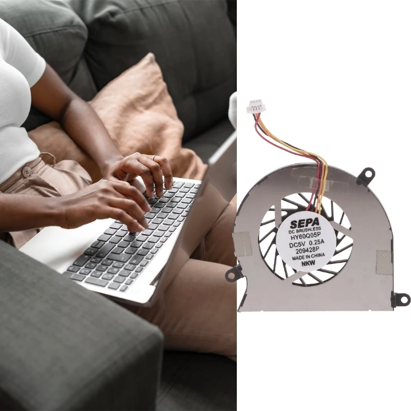 Ventola raffreddamento CPU USB Power 5V Radiatore per laptop per C22 C22-760