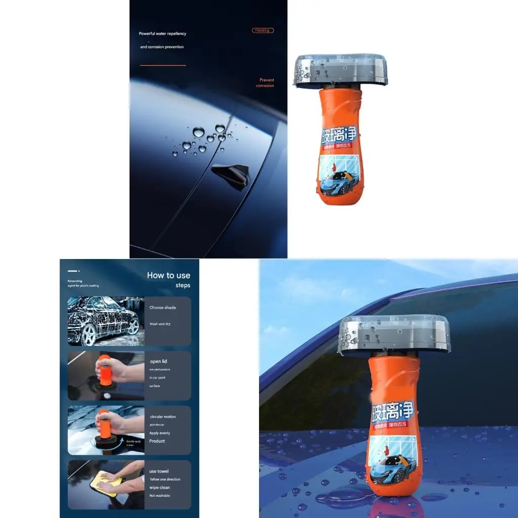 High Performances Automotive Glass Cleaner Effectively Removes Stubborn Oil Film & Leftover Suitable for Spotless Window