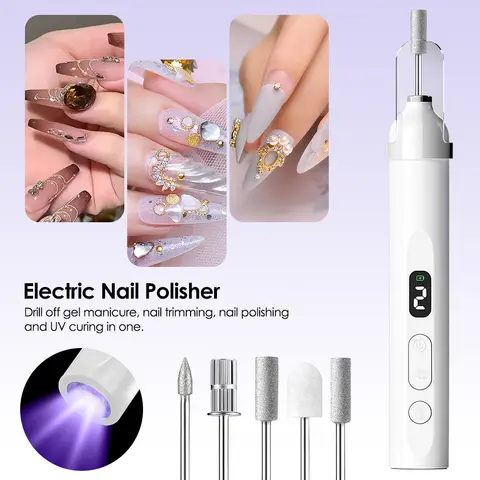 Professional Electric Nail Drill Machine Nails Grinding Polishing Dead Skin Removal Art Sanding File Pen Manicure Machine