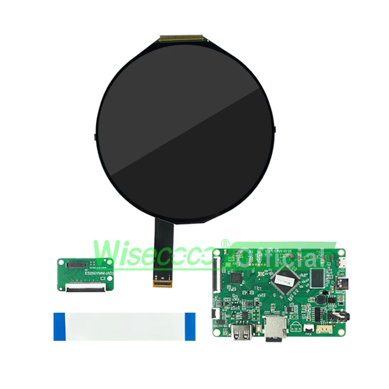 Imagem -06 - Wisecoco-display Circular Lcd Redondo 1080x1080 Placa de Driver Usb ad Leitor Automático Multimídia Vídeo Leitor Publicitário