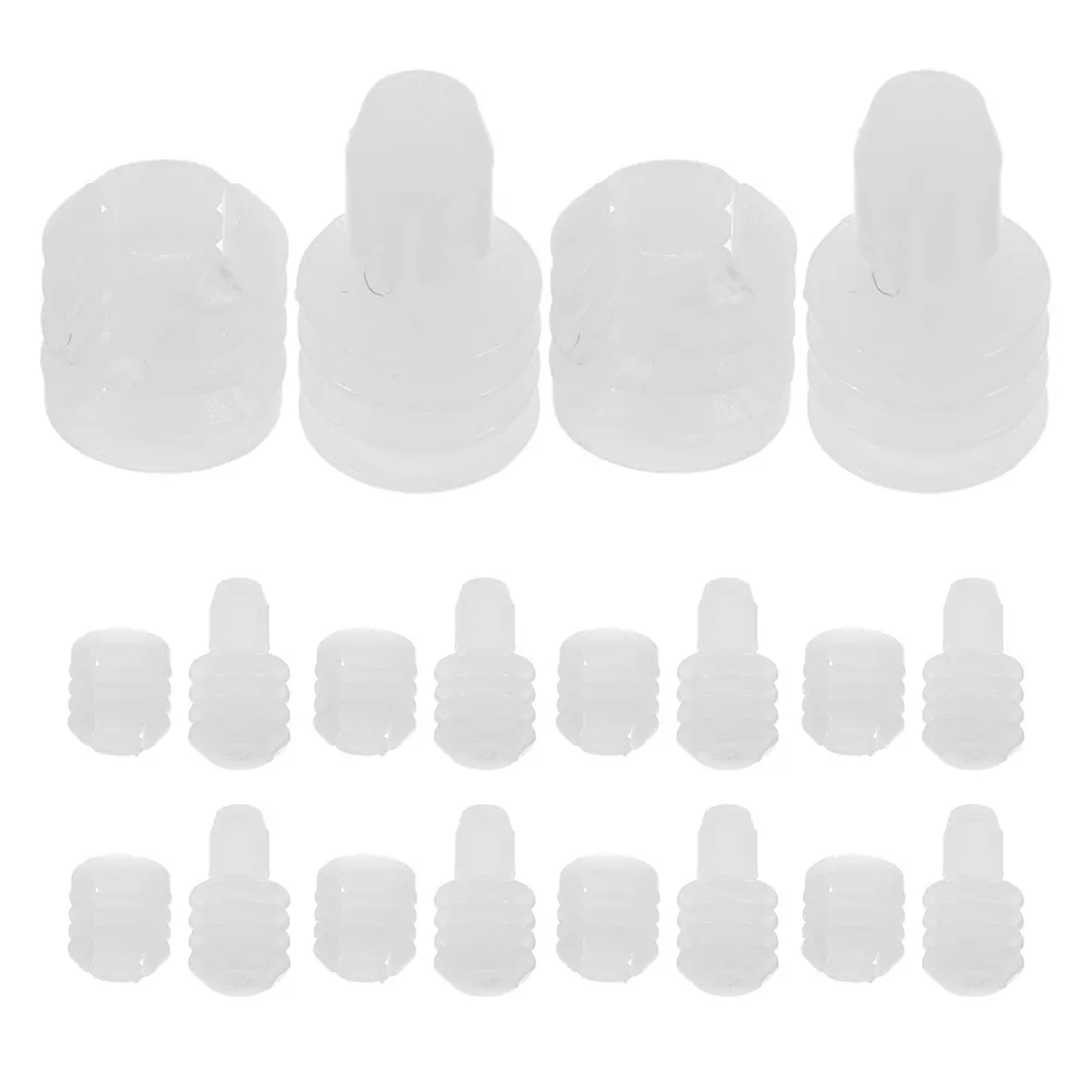 

100Pcs Cabinet Connectors Nylon Expansion Plugs Screws Nuts Furniture Assembly Kits Hinge Dowel Hardware Accessories