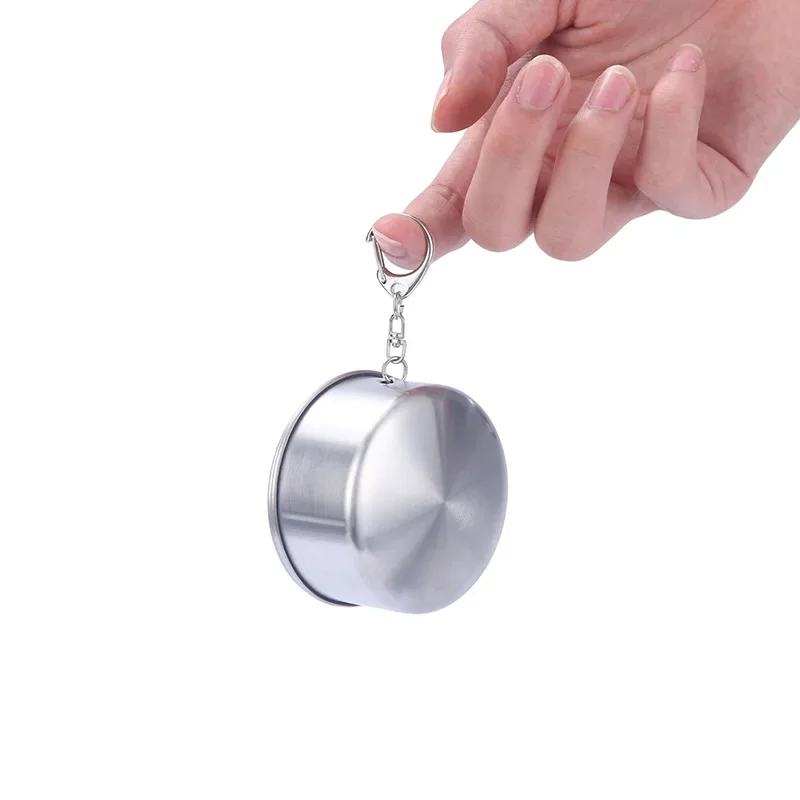 Stainless Steel Folding Cup Portable Outdoor Travel Camping Telescopic Cup Ourdoor Foldable Drinkware 75ml/150ml/250ml image 4