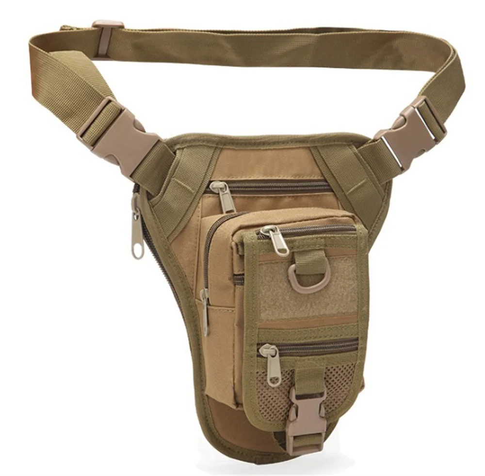 Military Tactical Drop Leg Bag Hunting Tool Waist Pack Motorcycle Sports Outdoor Multifunctional Hiking Hunting Waist Bag