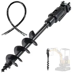 200MM Diameter Auger Drill for 1Ton-1.5Ton Mini Excavator Small Digger