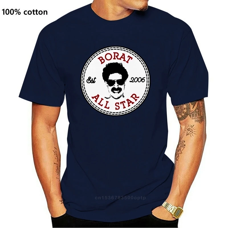 Printed funny 2020 camiseta Borat  Men's T-Shirt 100% cotton women tee shirt