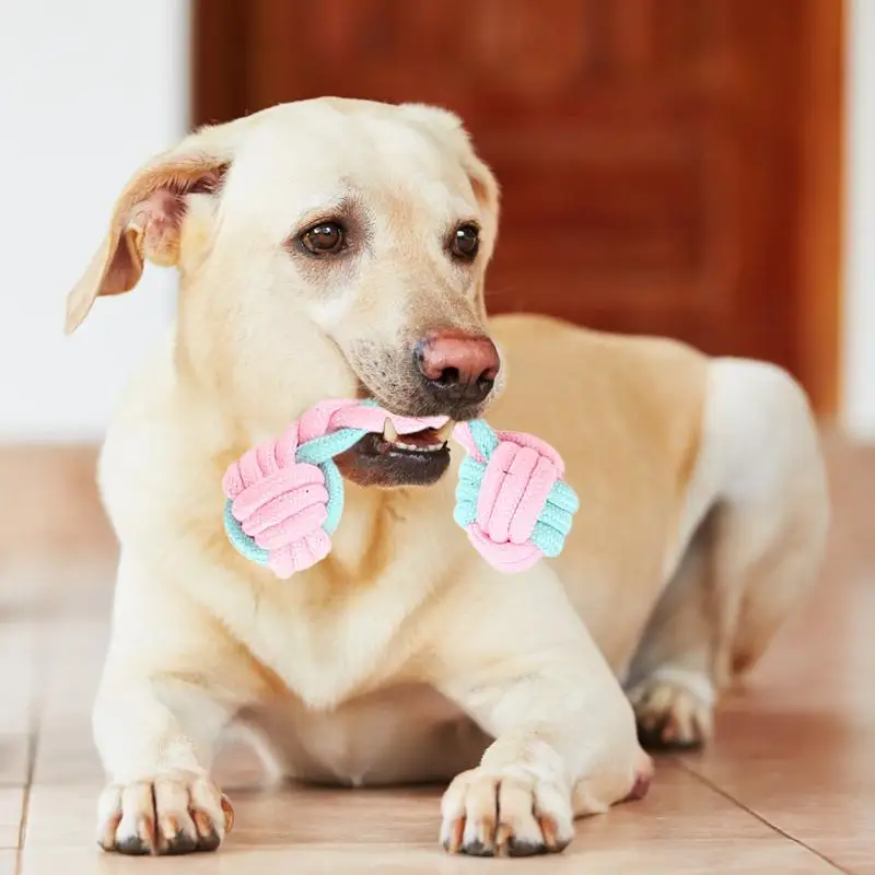 

Puppy Rope Toy 4X Puppy Teething Toys Interactive Pull Puzzle For Mental Stimulation Boredom Relief Activities For Indoor