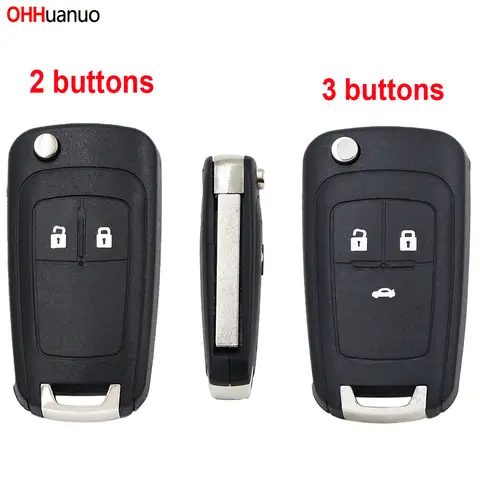 SALE ! 2 Button 3 Button Remote Key Shell Case for Opel Astra J Zafira B Insignia Adam Astra J Cascade Karl Zafira C HU100