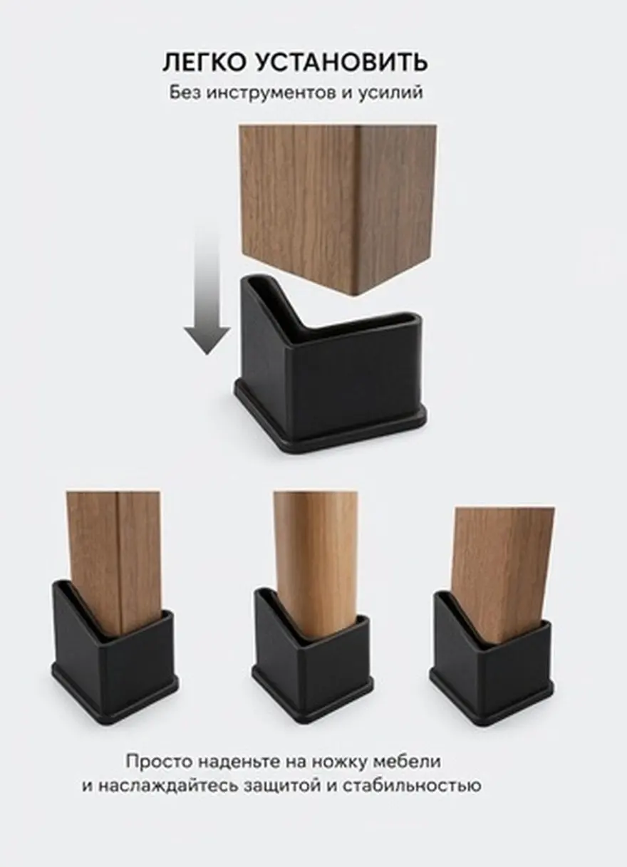 10Pcs Triangle Iron Foot Covers Sturdy Rubber Furniture Leg Protectors Scratch Resistant for Bed Frame Table Stool Legs
