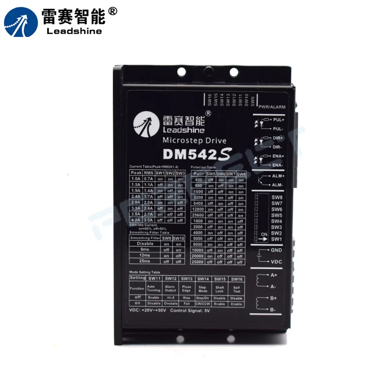 Leadshine 2 المرحلة NEMA23 محرك الفرامل 57CM23-BZ 2.1N.M مع سائق DM542S جهد الإدخال VDC20-50V #5