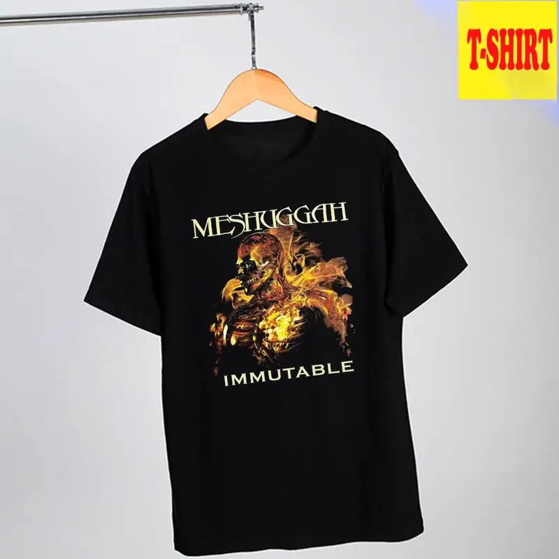 

Футболка Meshuggah Band, черная хлопковая мужская и женская футболка S 5XL SG367