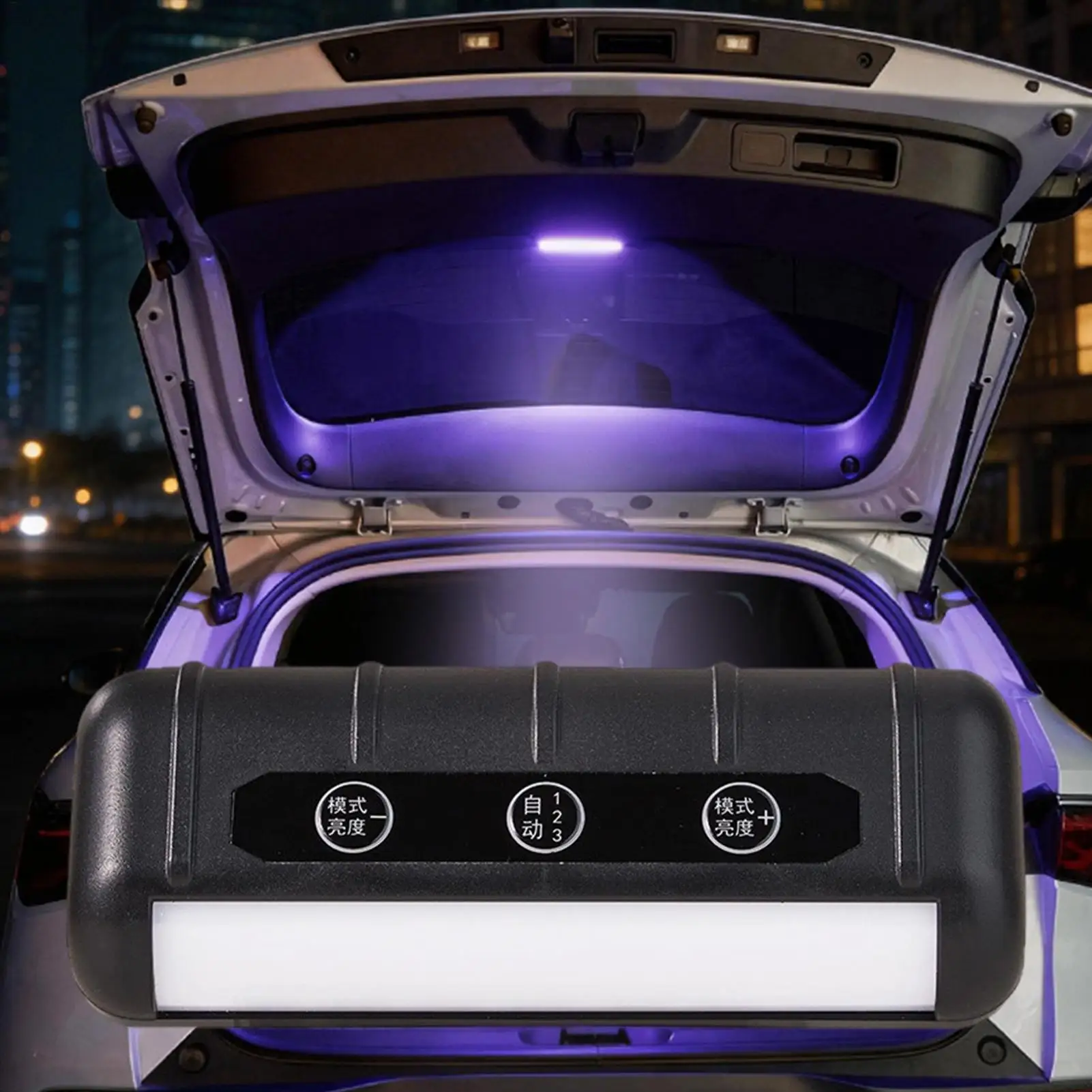 Car Truck Interior Lights for RV Solar Powered Motion Sensor Vehicles Lighting for Commuting Road Trip Vehicles