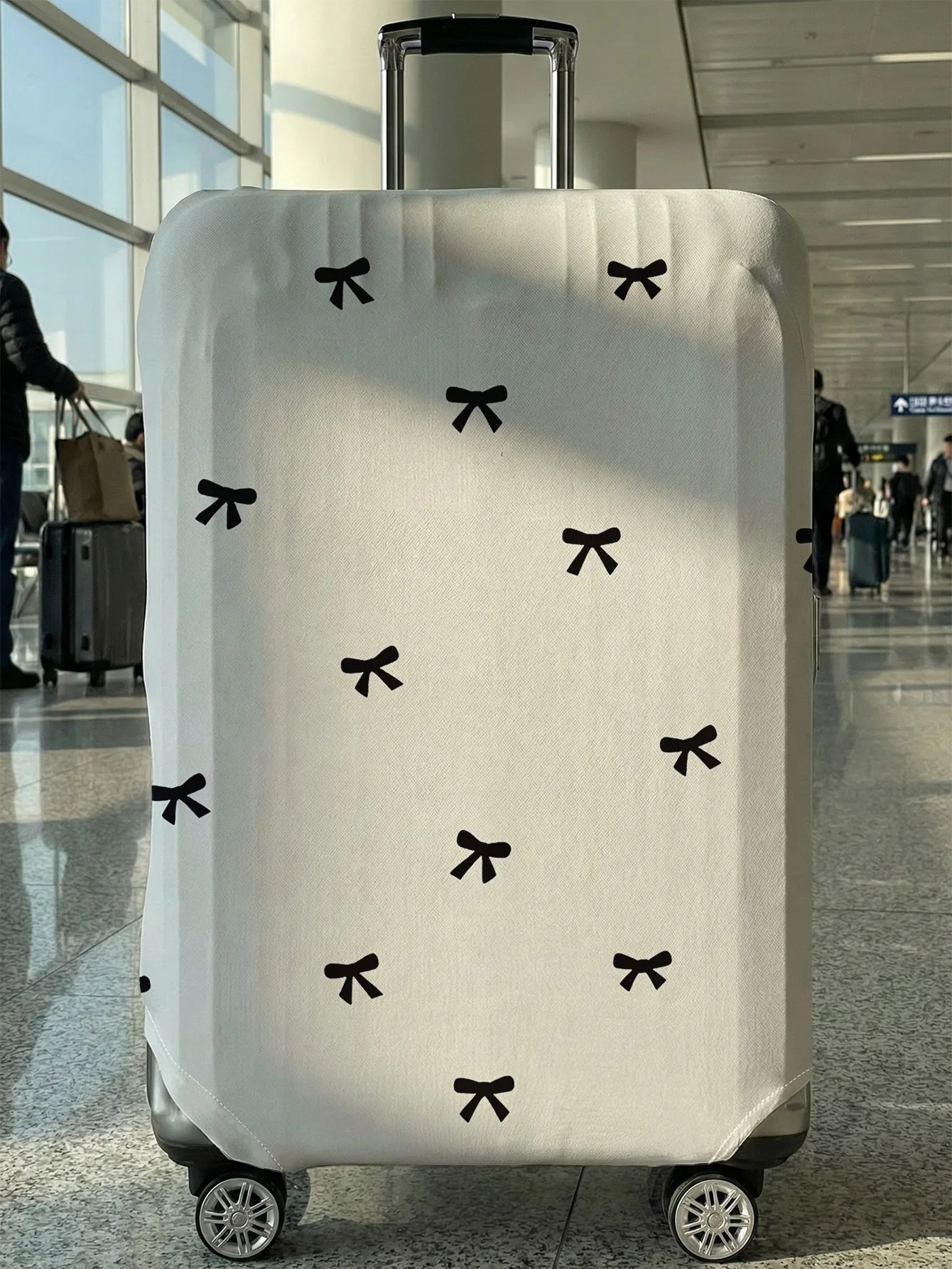 

Bow printed luggage protection cover, suitable for 18-32 inch luggage covers, luggage handle gloves, travel accessories