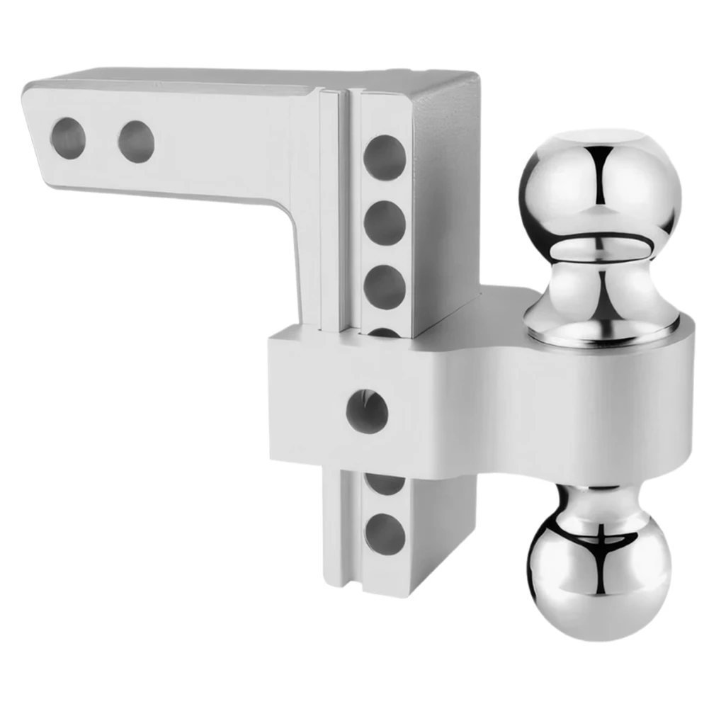 

Adjustable Trailer Hitch 6 Inch Rise/Drop Heavy Duty Hitch 2 & 2-5/16 Inch Ball Tow Hitch Aluminum Alloy for 2 Inch Receiver