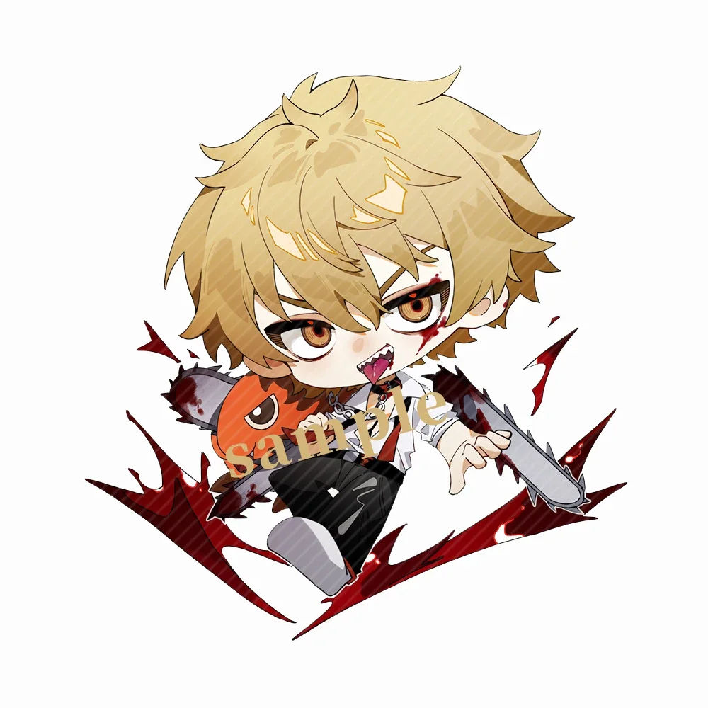 Anime Manga Chainsaw Man Acrylic Keychain Cosplay Denji Pochita Makima Hayakawa Aki Model Plate Cute Cartoon Keyring Fans Gifts