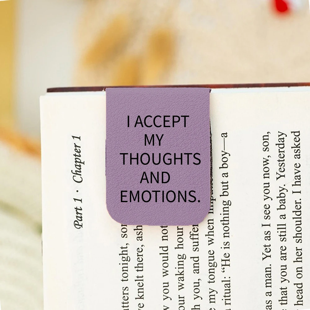 1 قطعة إشارة مرجعية للاسم مع المثل ، إشارة مرجعية مخصصة من الجلد ، إشارة مرجعية مغناطيسية مخصصة ، هدية عيد ميلاد لمحبي الكتاب #4