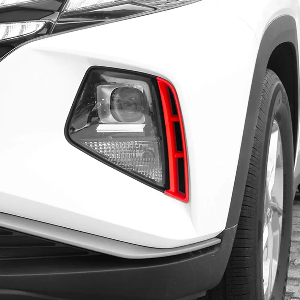 

2 шт. автомобильные внутренние передние противотуманные фары вентиляционная крышка стиль ABS материал для Hyundai Tucson NX4 2022 2023 2024 аксессуары для отделки