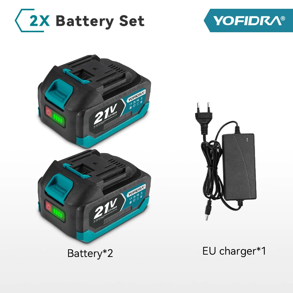 YOFIDRA 388VF 928VF Rechargeable Lithium Battery 22500mAh 15000mah Li-ion Battery for Electric Chainsaw Drill Wrench Power Tool image 3