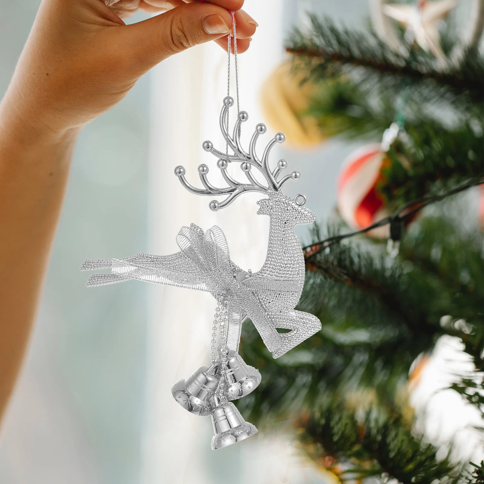 

8 PCS Christmas Bells Decoration for Tree Ornament Ornaments Jingling Decorations