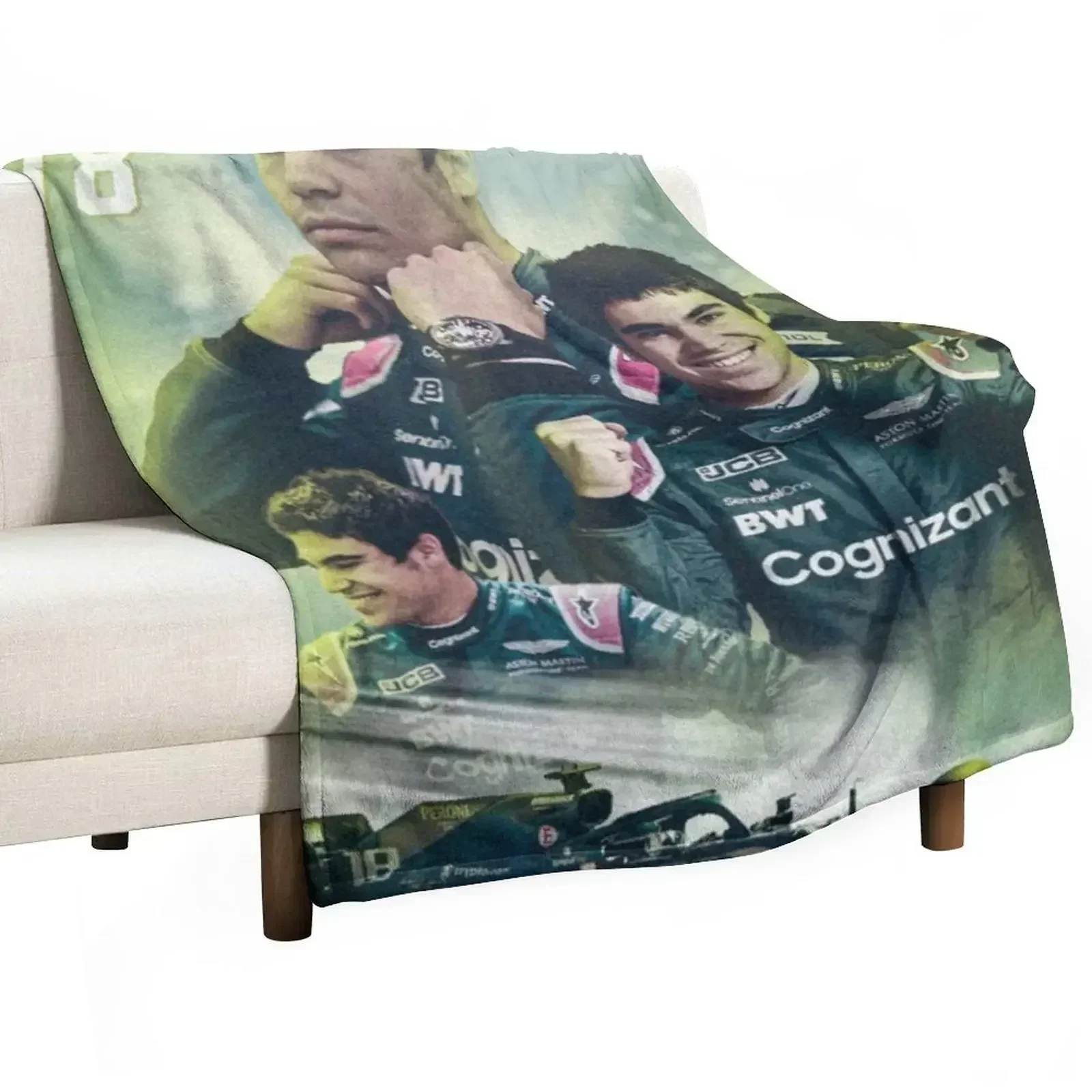 Lance Stroll Throw Blanket Sleeping Bag Sofas Baby Blankets