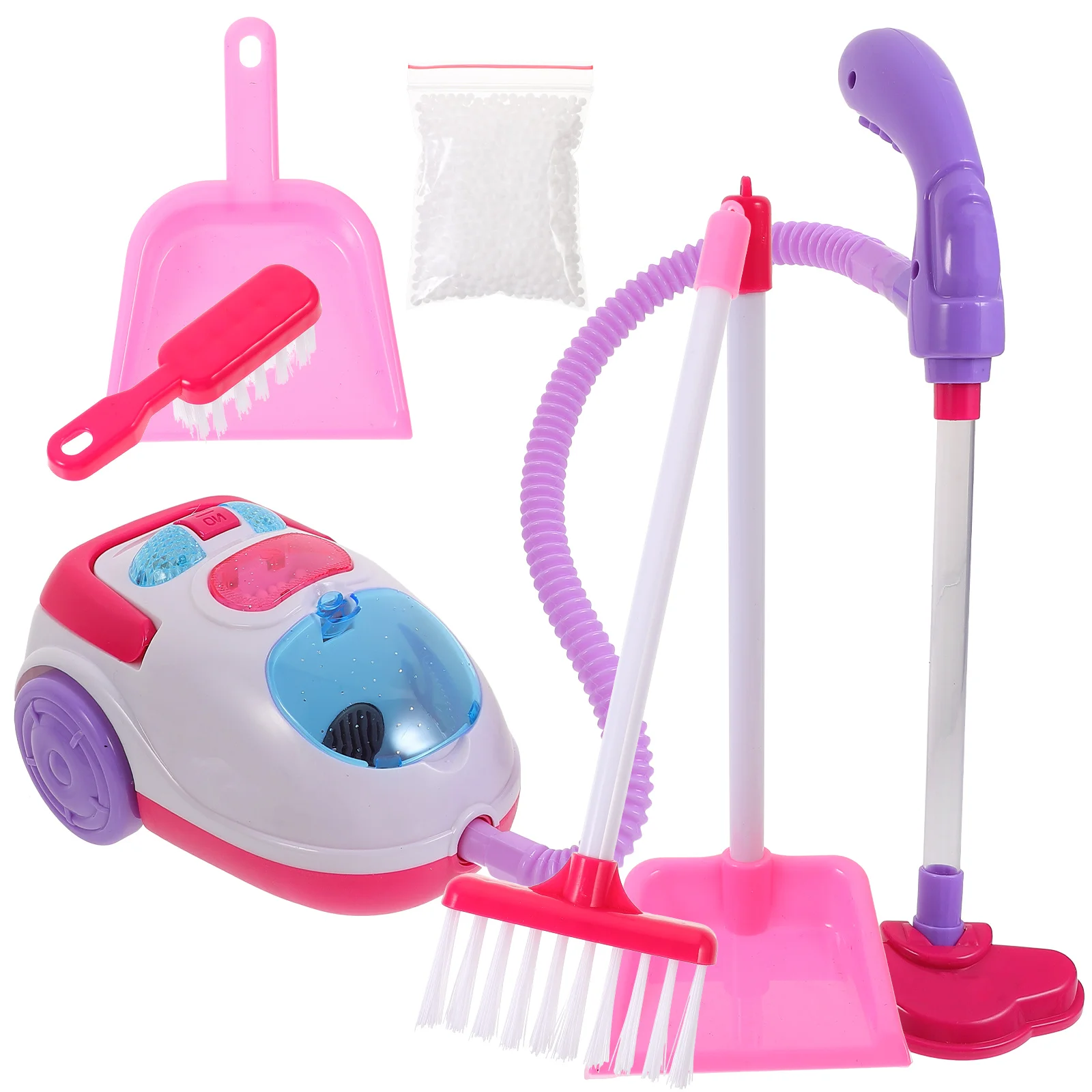 Vacuum Cleaner Toy Girl Toddler Toys Housekeeping Broom Cordless for Girls Child Play Pretend Kit