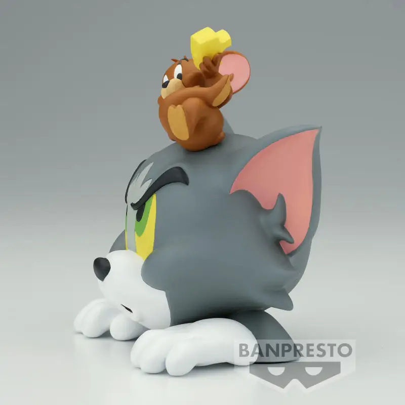 Bandai-figuras de acción de Tom y Jerry Scenic, estatua de colección, modelo de Anime, muñeca Kawaii, juguetes para niños, regalos originales genuinos