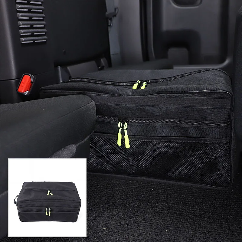 For Nissan Frontier 2022-2024 2 doors Car Rear Seat Middle Storage Bag Multi functional Tool Storage Bag Car Accessories