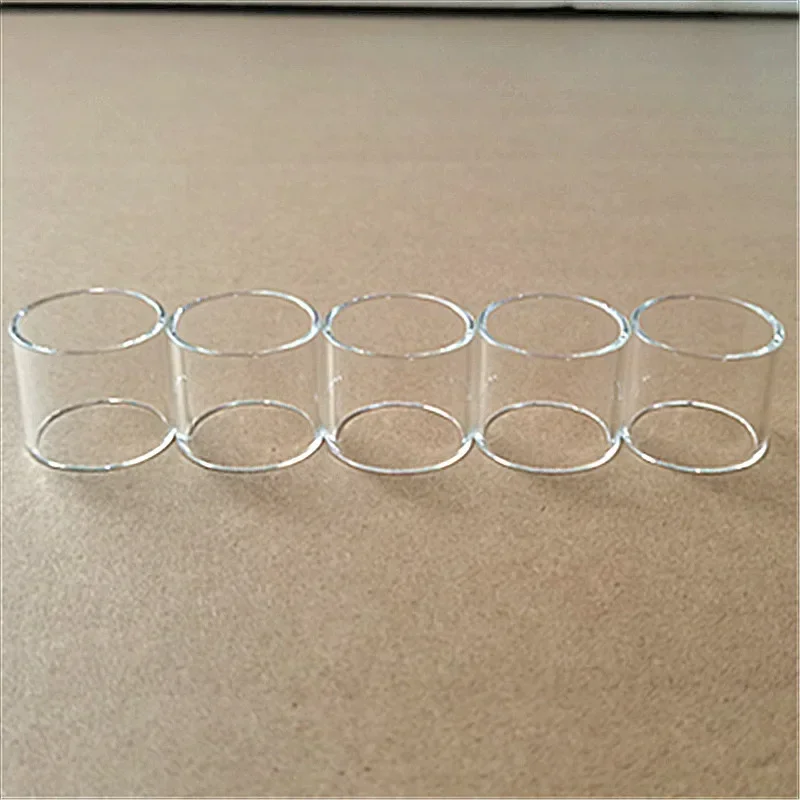 5 قطعة أنبوب كأس زجاجي مستقيم شفاف لزجاج RTA ثلاثي 2 مل 3.5 مل فالكيري RTA #5