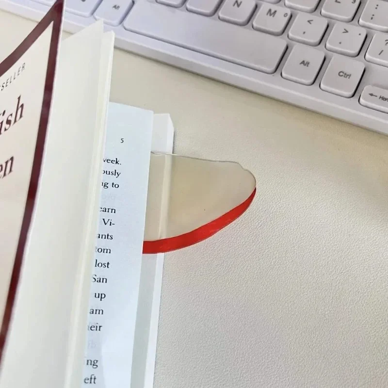 Creative Fruit Apple Slice Bookmark With Simulation Funny Design Sense For INS Fixed Book Photography Cartoon Cute Note Bookmark
