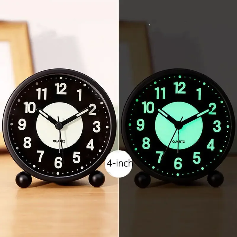 

Luminous Silent Alarm Clock Children Bedside Electronic Clock Without Ticking Creative Personality Lazy Alarm Clock Loud Volume