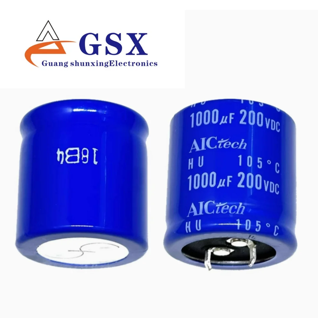 

1000UF 200V imported aluminum electrolytic capacitor 200v1000uf 30 * 30 Hitachi HU 105 degrees