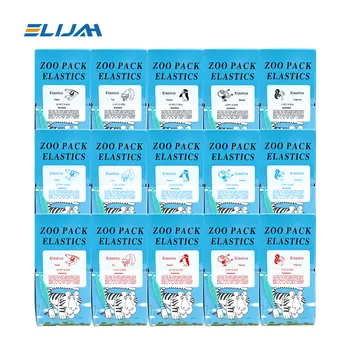 ELIJAH CYZ115 XYSZ 5000 ks/krabice O-kroužky/inter ústní gumičky zubní ortodontické zoo balení gumičky gumičky latexové ligatury úvazky 10 nejlepší prodej ligové pavouky - №3