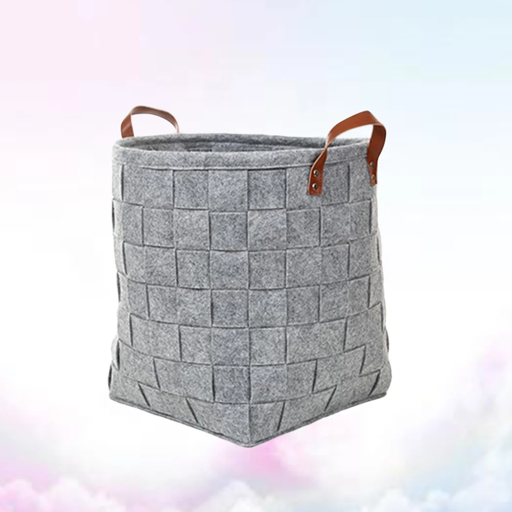 

Foldable Laundry Hamper Bin Large Capacity Storage Basket For Clothes Dorm Bedroom Closet Organizer Grey Laundry Basket