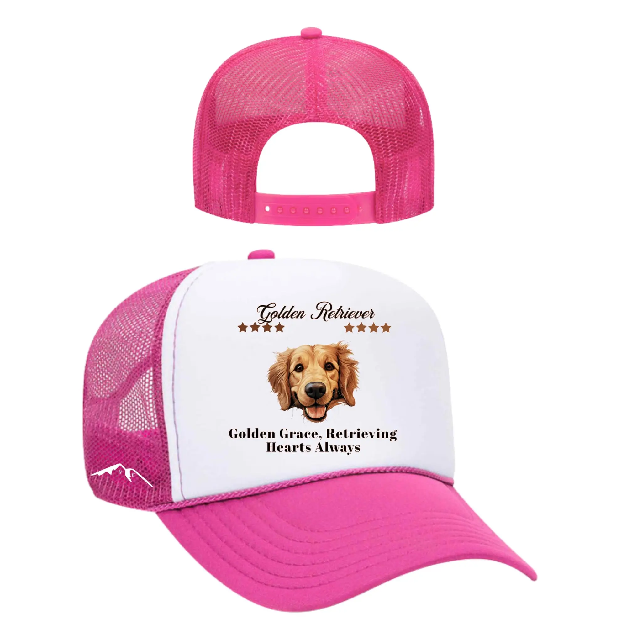 Golden Retriever Mesh Trucker Hat - 