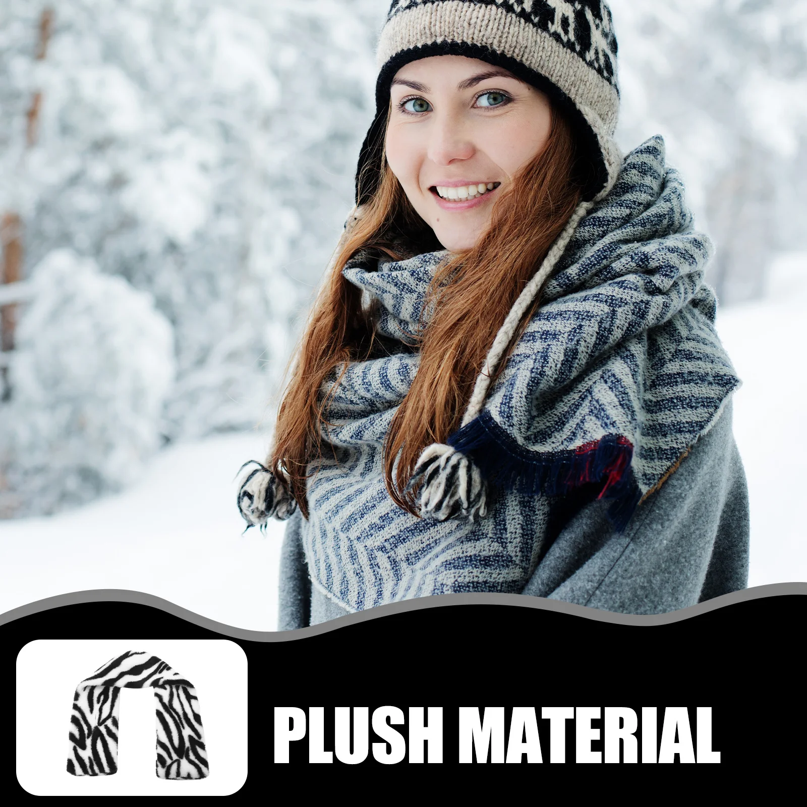 

Полосатый шарф, женский мягкий теплый зимний шарф, не осыпающийся для женщин, классические зимние шарфы для холодной погоды, женские шарфы